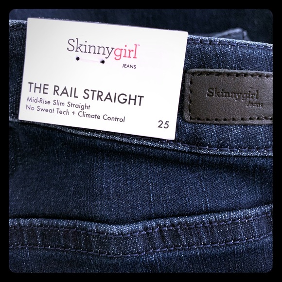 NWT SKINNYGIRL Women’s (Size 25) Straight Jeans - Picture 1 of 6